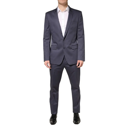 Dolce & Gabbana Blue Single Breasted MARTINI 2 Piece Suit - Jakkesæt