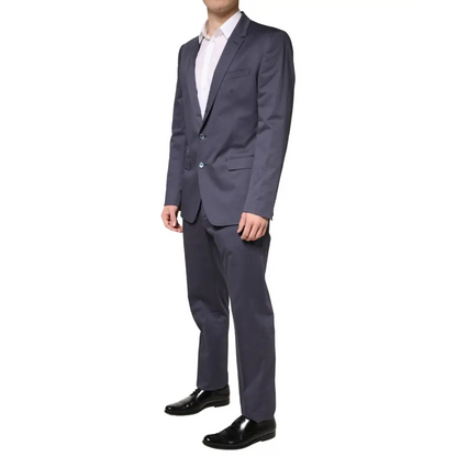 Dolce & Gabbana Blue Single Breasted MARTINI 2 Piece Suit - Jakkesæt