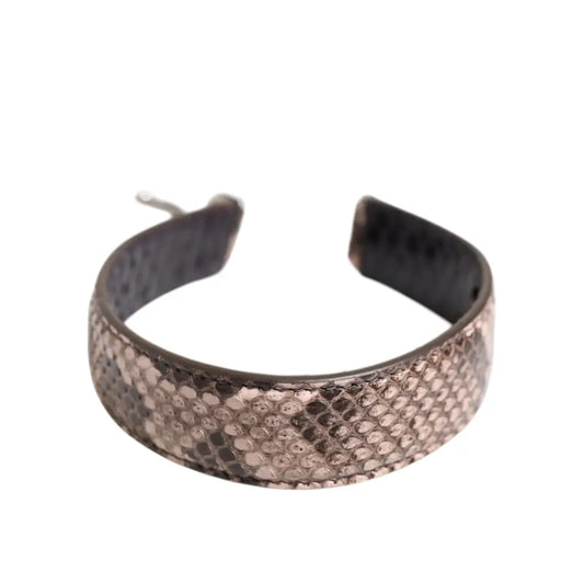 Dolce & Gabbana Brown Exotic Leather Handbag Accessory Shoulder Strap