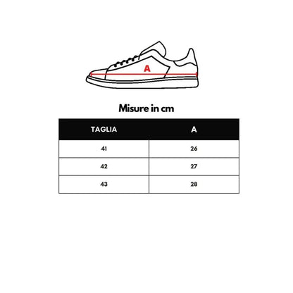 Dolce & Gabbana gold leather low top sneaker with black laces and red a-line