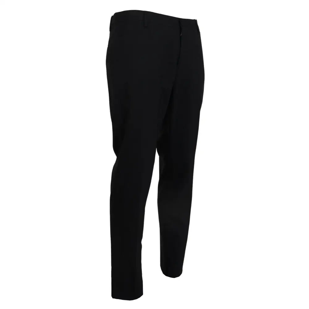 Dolce & Gabbana Gray Wool Stretch Dress Formal Slim Fit Pant