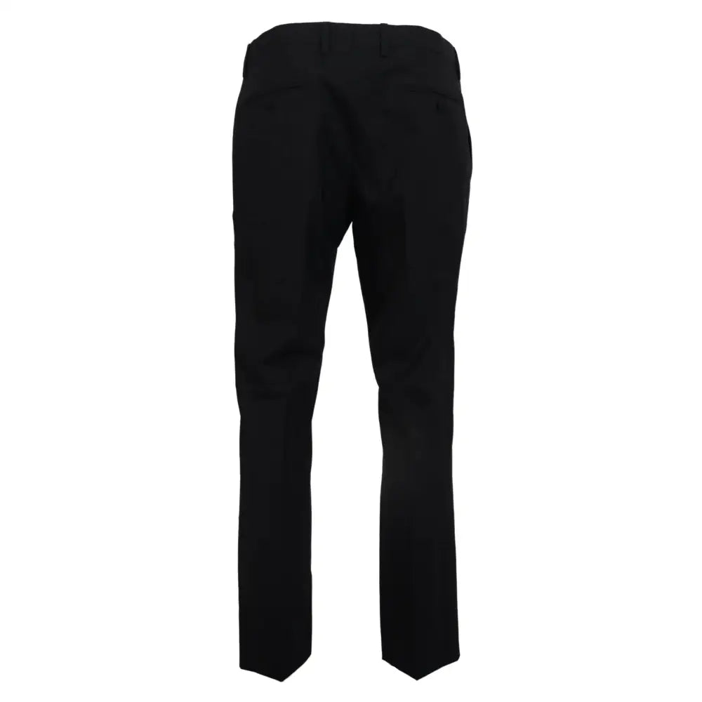 Dolce & Gabbana Gray Wool Stretch Dress Formal Slim Fit Pant