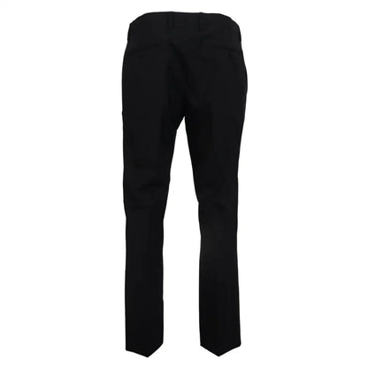 Dolce & Gabbana Gray Wool Stretch Dress Formal Slim Fit Pant