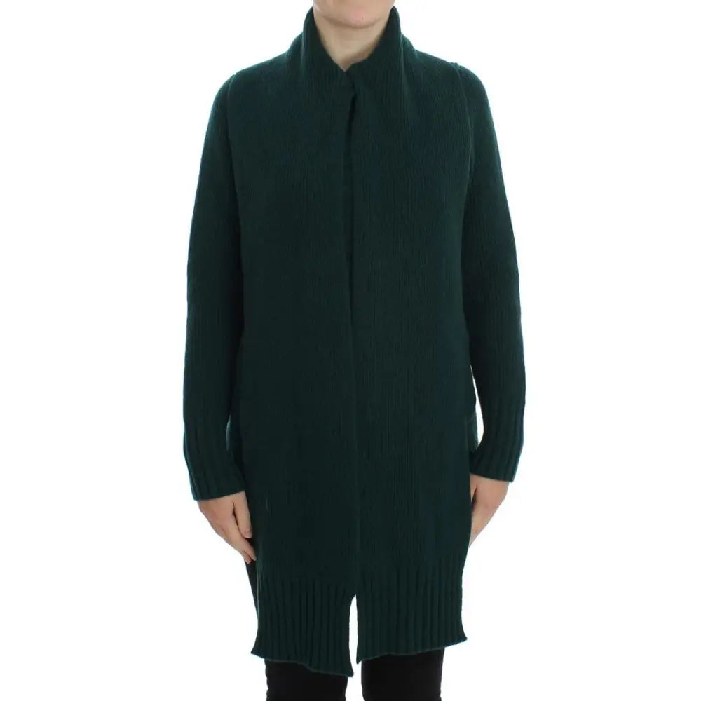 Dolce & Gabbana Green Knitted Cashmere Cardigan