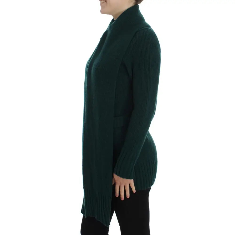 Dolce & Gabbana Green Knitted Cashmere Cardigan