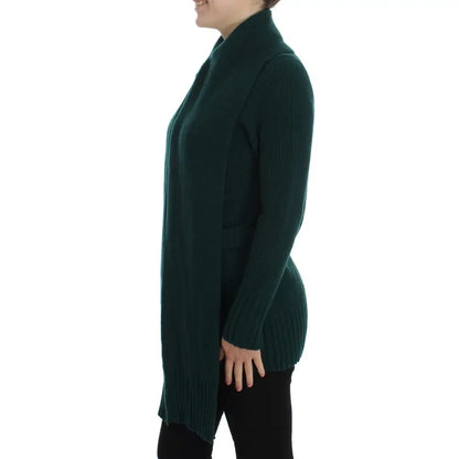 Dolce & Gabbana Green Knitted Cashmere Cardigan