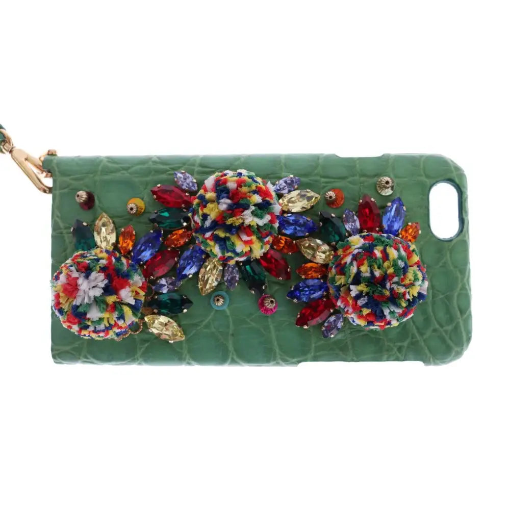 Dolce & Gabbana Multicolor AGNESE Straw Crystal Pom Pom Bag