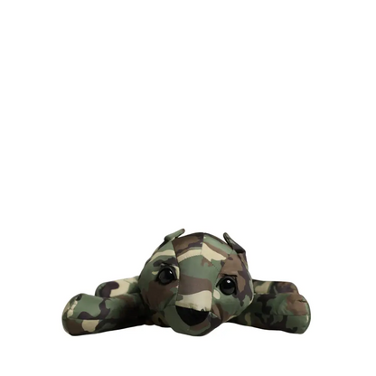 Multicolor camouflage animal silhouette plush dog toy for Dolce & Gabbana waist bag