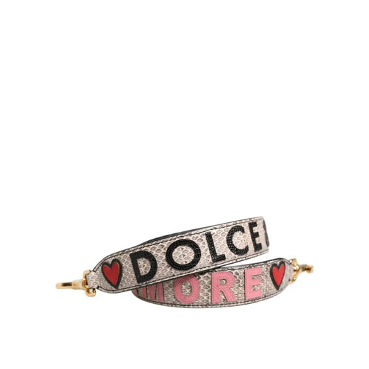 Dolce & Gabbana Multicolor DG AMORE Patch Bag Accessory Shoulder Strap