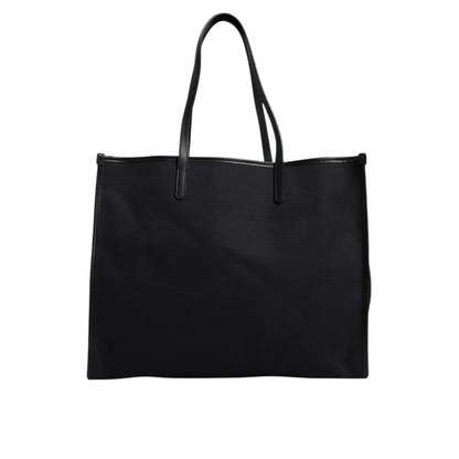 Dolce & Gabbana Gabbana multicolor graphic sorte canvas taske med læderhåndtag