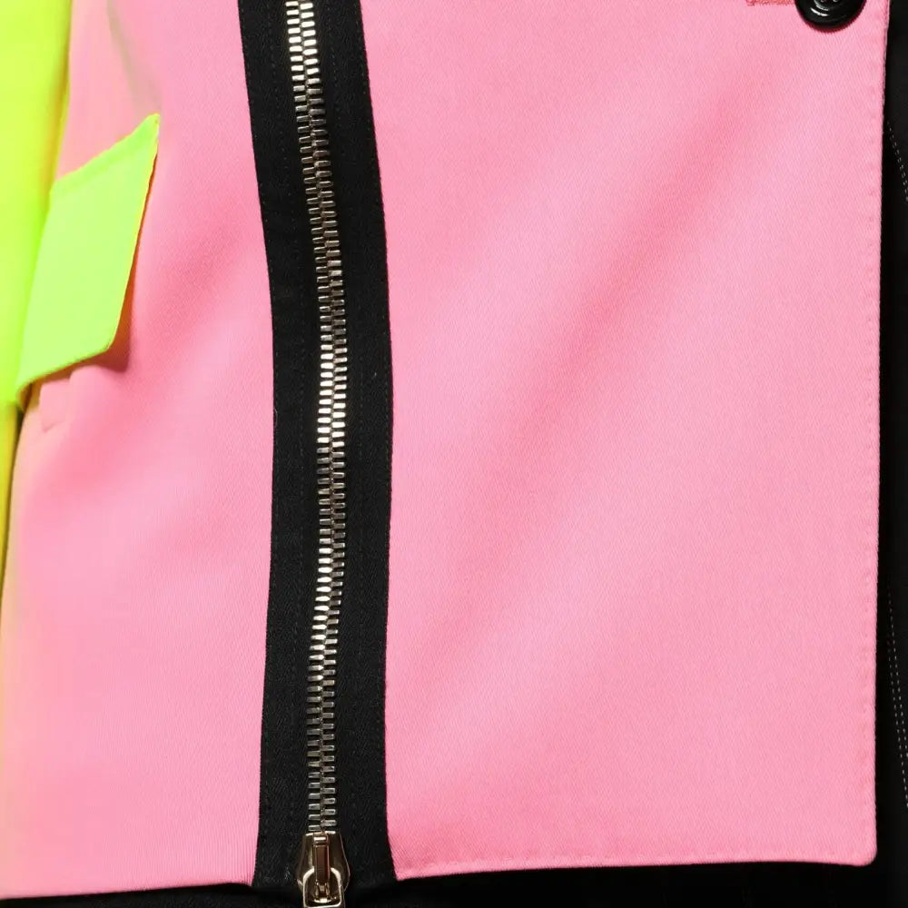 Dolce & Gabbana Multicolor Patchwork Embellished Coat Jacket