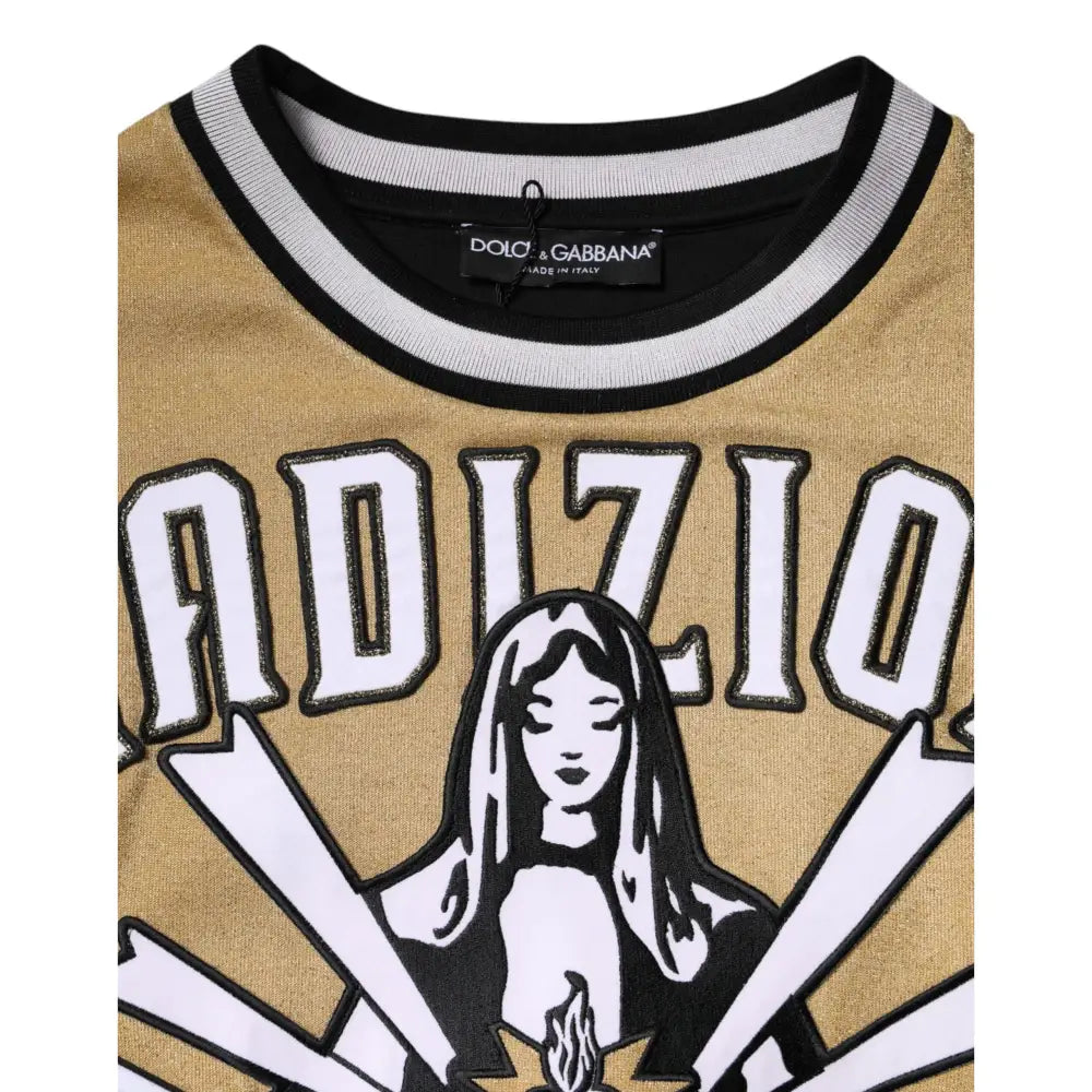 Dolce & Gabbana Multicolor Tradizione E Devotion Sweatshirt Sweater