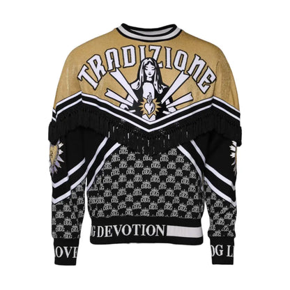 Dolce & Gabbana Multicolor Tradizione E Devotion Sweatshirt Sweater