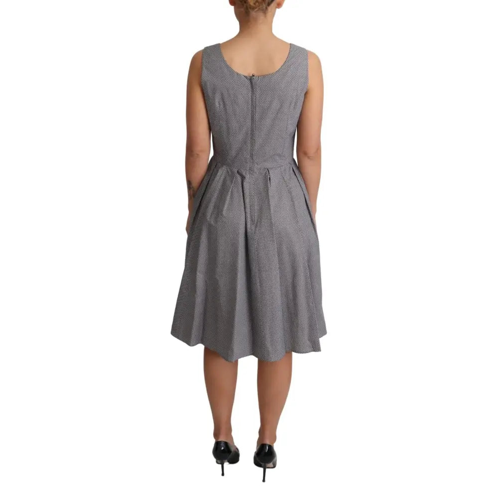 Dolce & Gabbana Sleeveless Geometric A-Line Dress