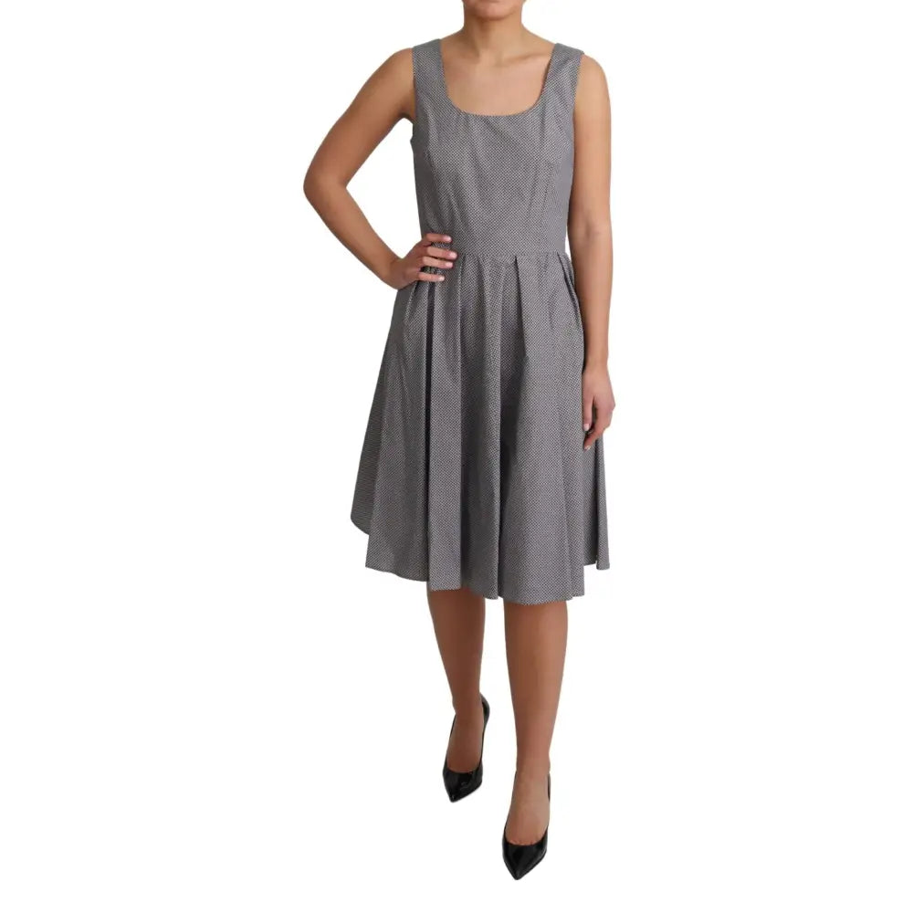 Dolce & Gabbana Sleeveless Geometric A-Line Dress