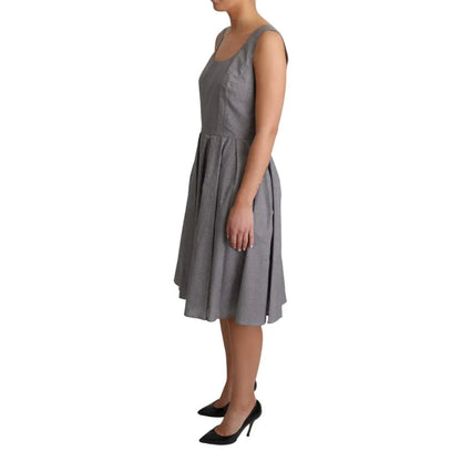 Dolce & Gabbana Sleeveless Geometric A-Line Dress