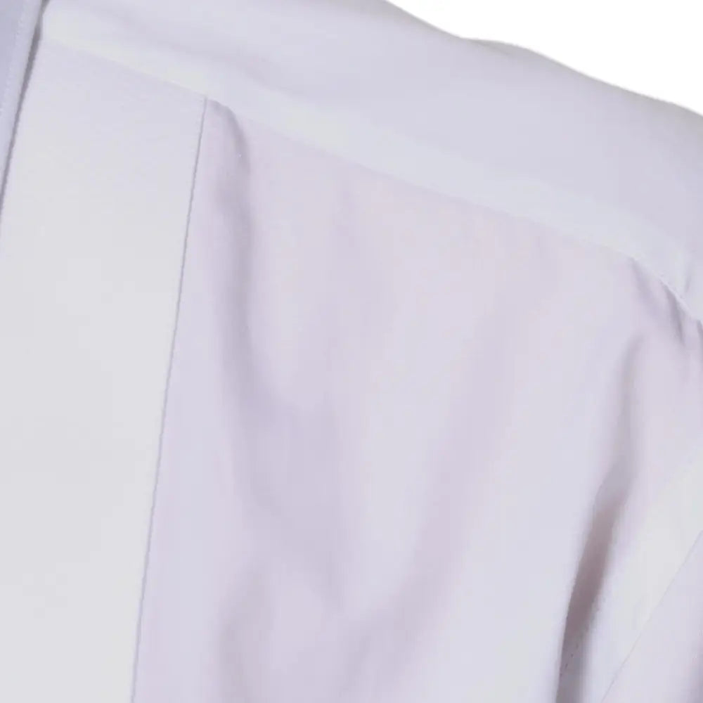 Dolce & Gabbana White Bib Cotton Poplin GOLD Formal Shirt