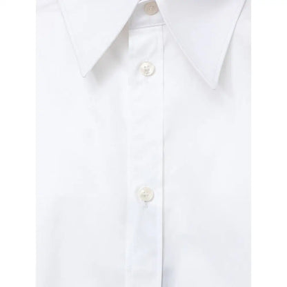 Dolce & Gabbana White Cotton Shirt - Skjorte