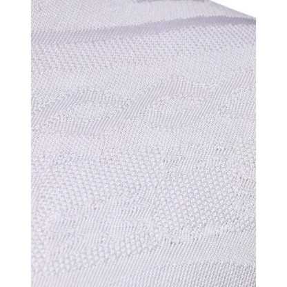 Dolce & Gabbana White Silk Crew Neck Men Pullover Sweater - Sweaters