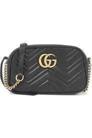 Gucci Sort Dame Læder Crossbody Taske