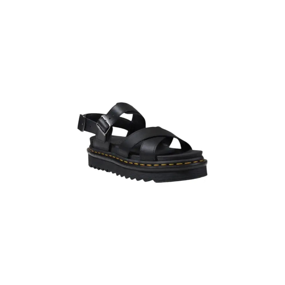 Dr. Martens Black Leather Sandal