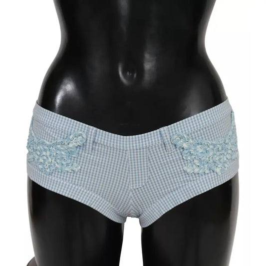 Ermanno Scervino Blue Beachwear Bottoms Swimsuit Shorts