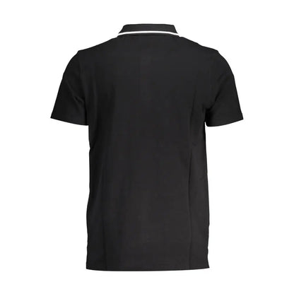 Fila Black Cotton Men Polo Shirt - Polo Shirts