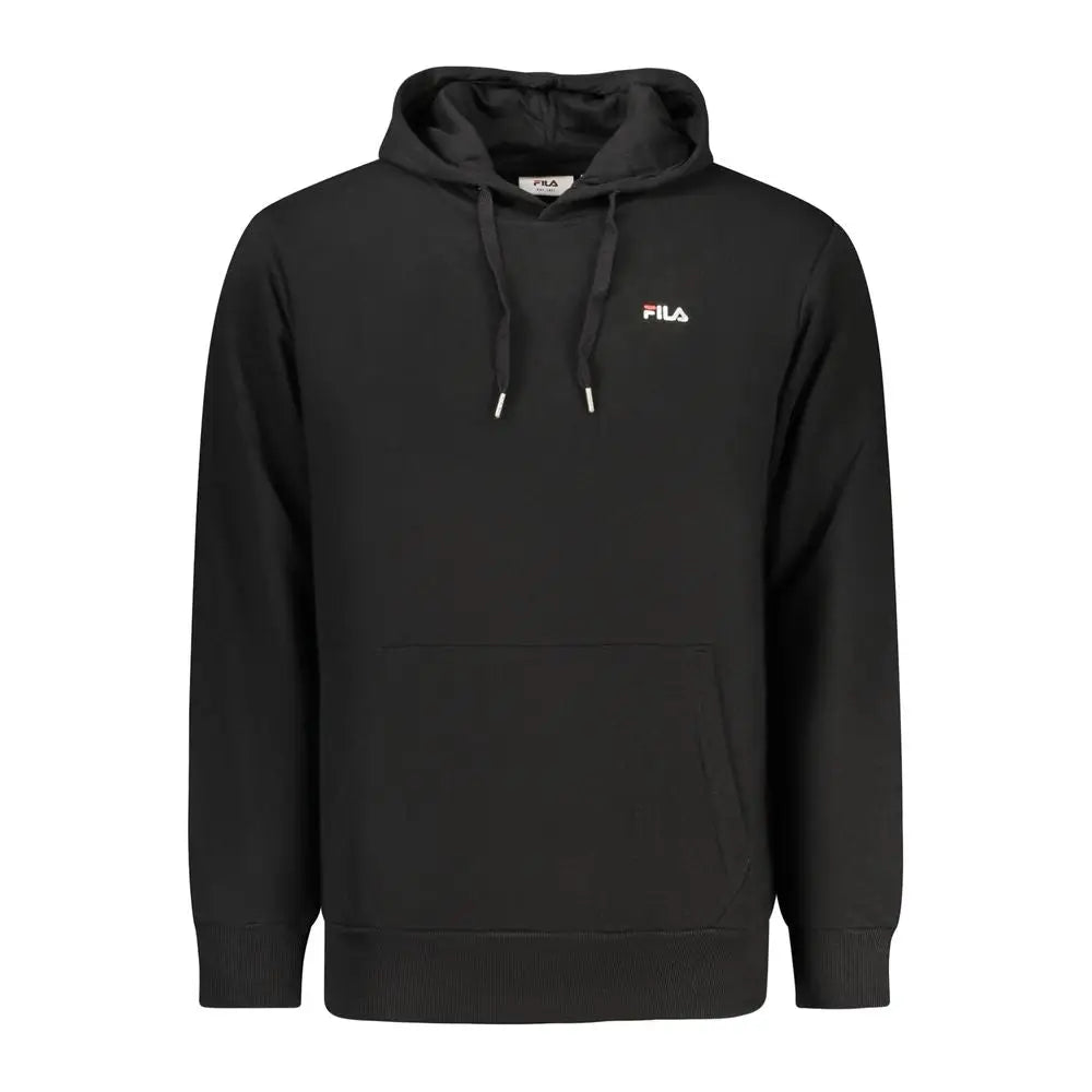 Fila Black Cotton Men’s Hoodie - Hoodies