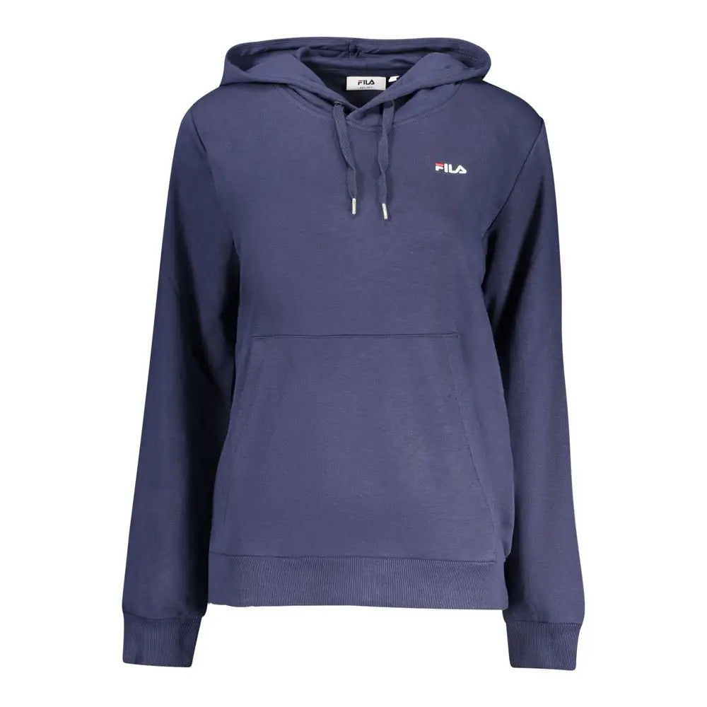 Fila Blue Organic Cotton Womens Hoodie - Hoodies