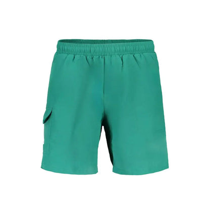 Teal cargo shorts med elastik talje fra Fila, spar 30-70% på mode