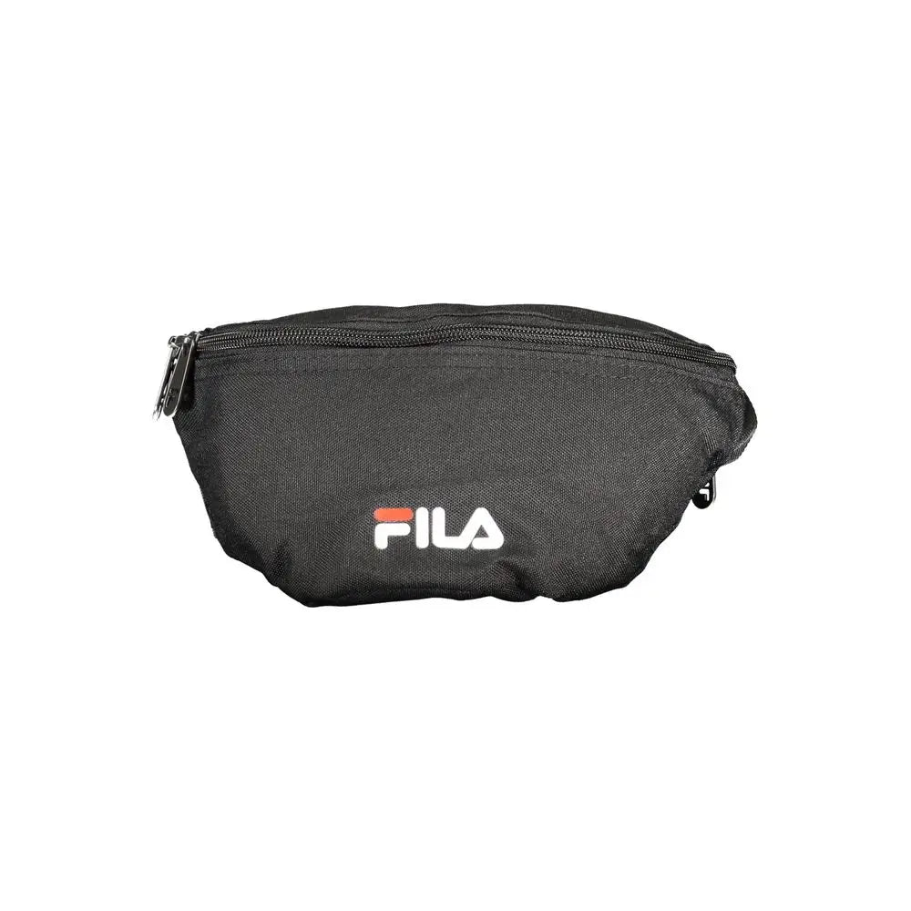 Fila nero polyester belt bag with black design and white red logo