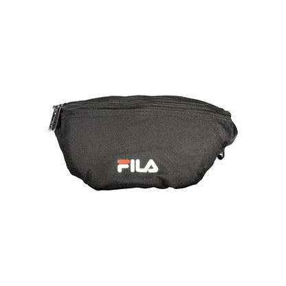 Fila nero polyester belt bag with black design and white red logo