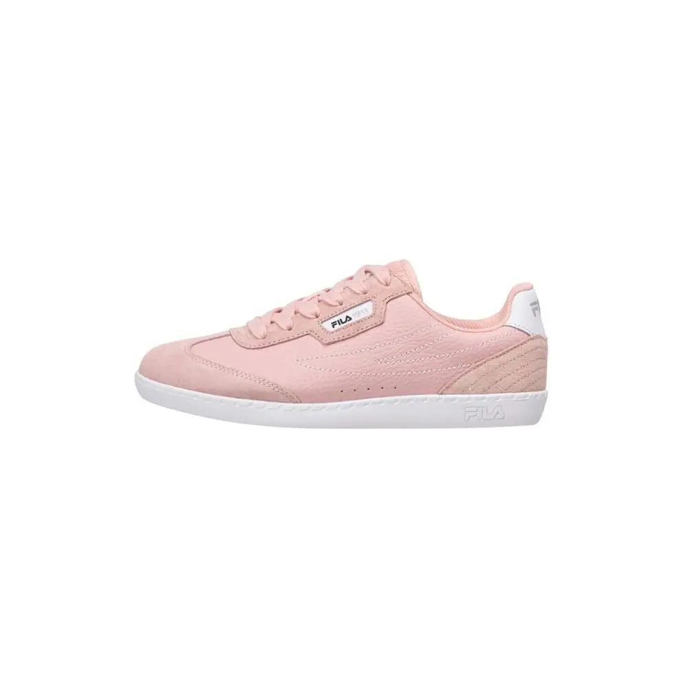 Fila pink leather low top sneaker i blødt pink suede med hvid gummisål