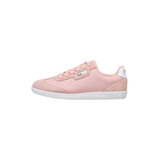 Fila pink leather low top sneaker i blødt pink suede med hvid gummisål