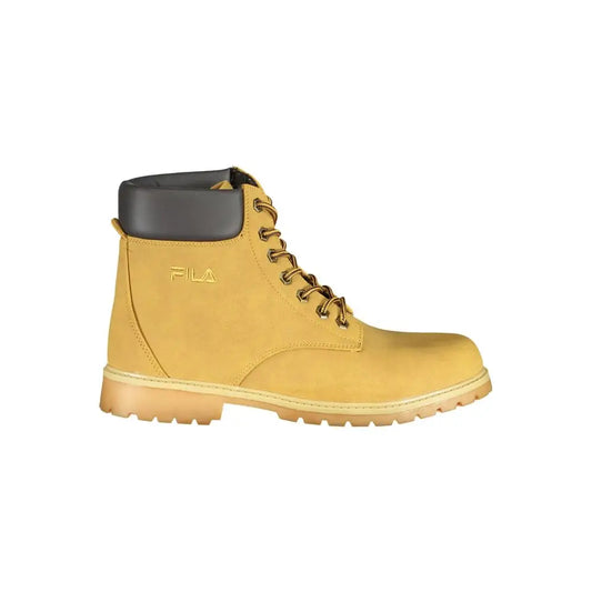 Fila Vibrant Yellow Contrast Lace-up Boots - Ankelstøvler