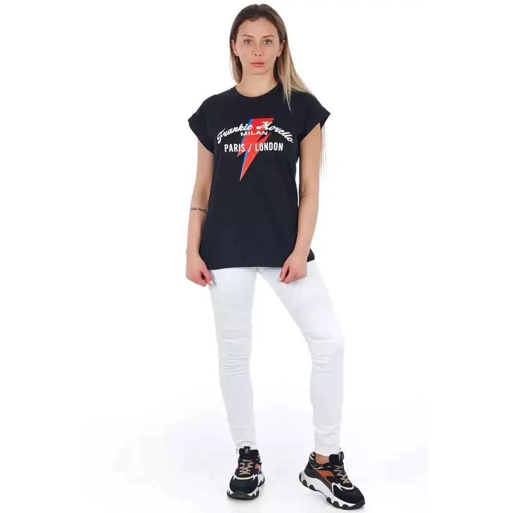 Frankie Morello White Cotton Women Jeans