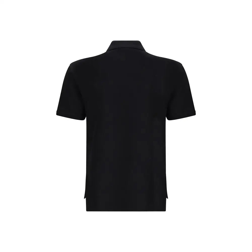 Givenchy sort bomuldspolo fra outlet mærkevarer, 100% originale brands