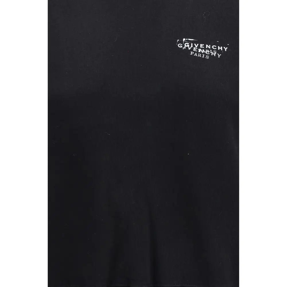 Givenchy sort trøje i sort bomuld med Paris-logo