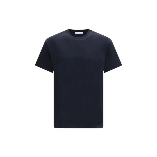 Givenchy blue cotton t-shirt i minimalistisk navy design med chic afslappethed
