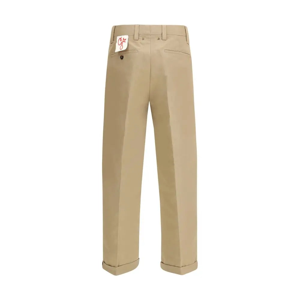 Golden Goose Bicolor Cotton Chino Pants - Bukser