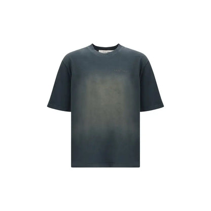 Mørkegrå gradient Golden Goose bicolor cotton t-shirt med subtil fade og minimal branding