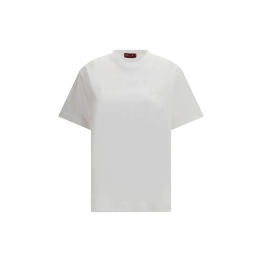Gucci White Cotton Sportswear - T-shirts