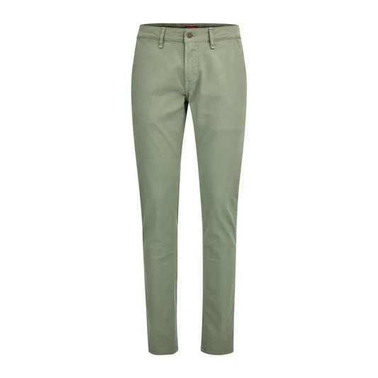 Guess grønne bomuld casual pants, slim fit, 100% originale brands