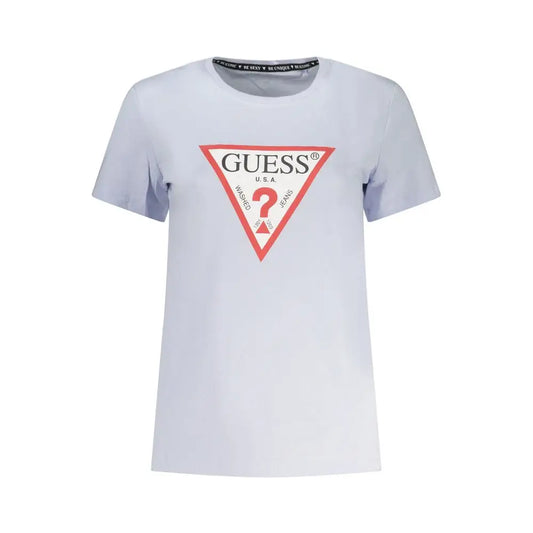 Guess Jeans Azzurro Cotton Women's T-Shirt