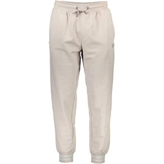 Guess Jeans Beige Cotton Pant - XXL - Bukser