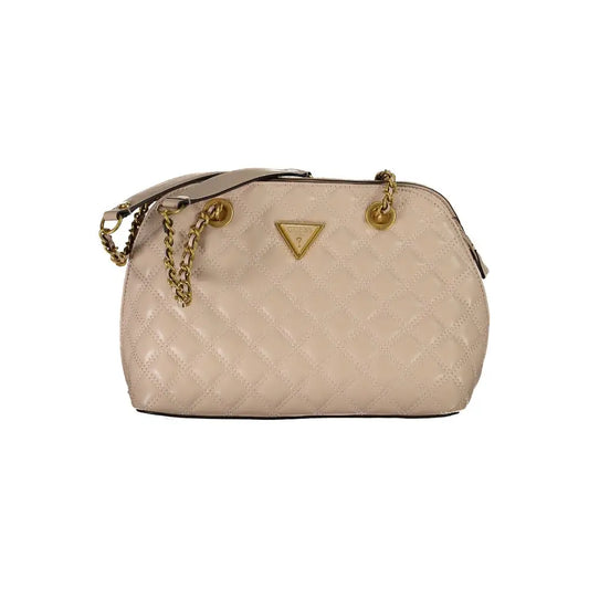 Guess Jeans Beige Polyethylene Handbag - Håndtasker