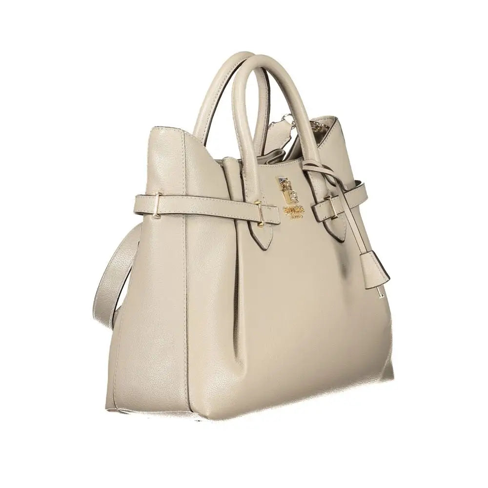 Guess Jeans Beige Polyurethane Women’s Handbag - Håndtasker