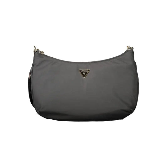 Guess Jeans Black Polyester Handbag - Håndtasker