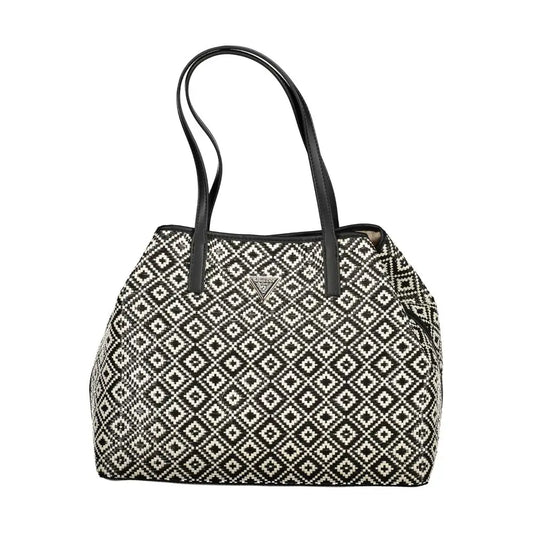 Guess Jeans Black Polyethylene Handbag - Håndtasker