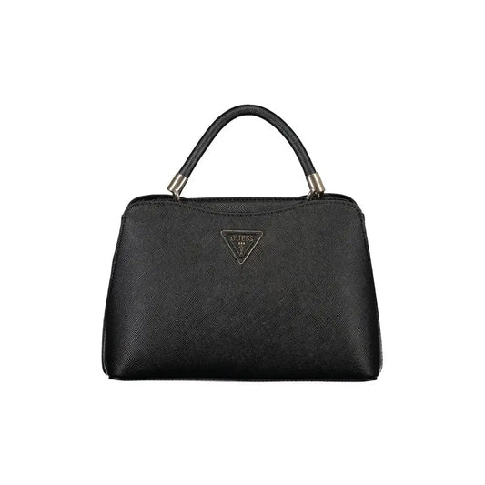 Guess Jeans Black Polyethylene Handbag - Håndtasker